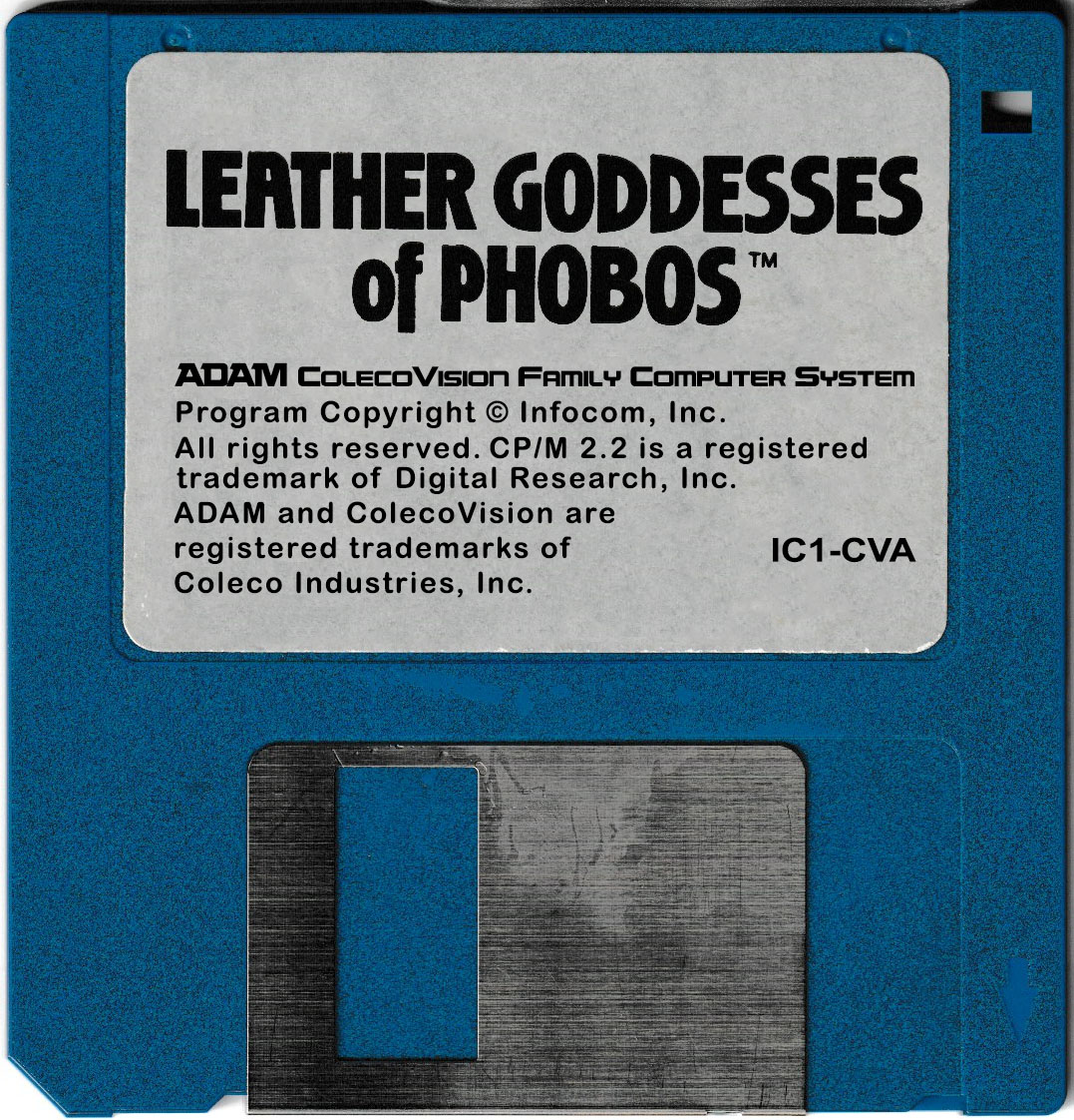 Leather Goddess of Phobos Floppy Disk